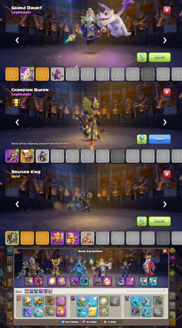 Full warranty-Secure account -Th 16 full max -level 202 -Equipment Epic 12 - Magic Items-heroes 95/95/61/70/45/4