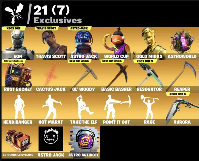 [3in1] / FN UPDATE EMAIL (ALL PLATFORMS) Eon | Travis Scott | Astro Jack | 94 skins (19 paid) | Full access | Warranty | 2Gifts