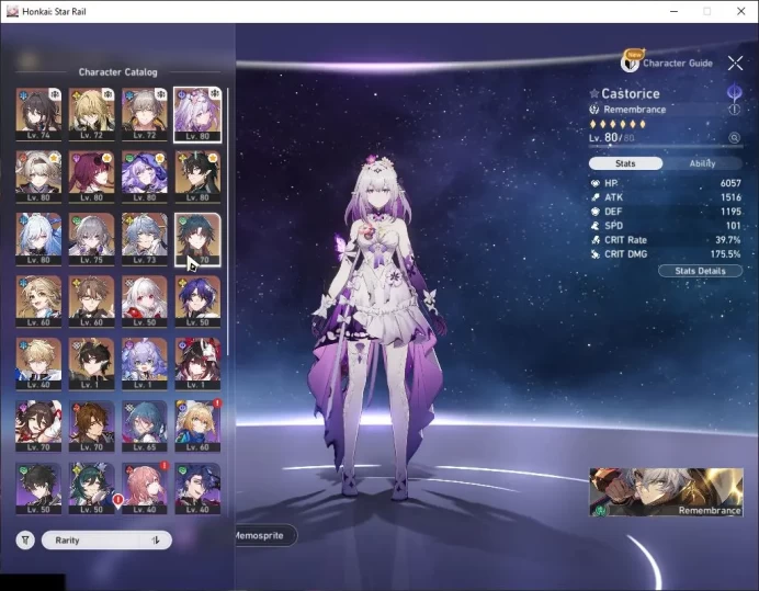 Asia|TL 68|12 Limited|[Kafka,Danil]+Sign,Castorice,Firefly,Sunday,Black Swan,Jingliu,Etc|Amphoreus|Take Mail|Check SS(HSR6112)