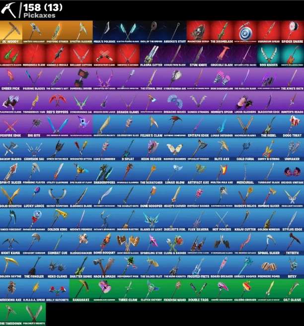 (PC PSN XBOX) 131 skins | Gold Midas | Gold Brutus | Gold Meowscles | Era | Snap | Optimus Prime | Spectra Knight | The Ageless | Twyn | Peter G