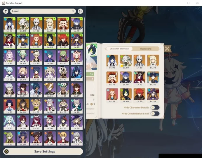 ASIA|AR55|7Limited+2(*5Weapon)|Nahida+Sign,Flins,Yelan,Arlecch,Chasca,Klee,Wanderer,Etc|Mc Female|TakeMail|Check(GI5559)