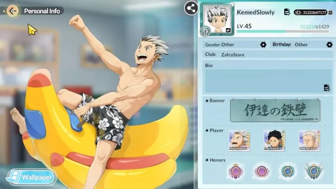[SEA] Lv45|4 SP (Blazing Beach: Bokuto,Keiji,Aone)Sugawara+Memo 6 SSR (Kanji R5,Kenji R2,Sasaya)+Memo,Etc|Google|CheckSS|HFH1012
