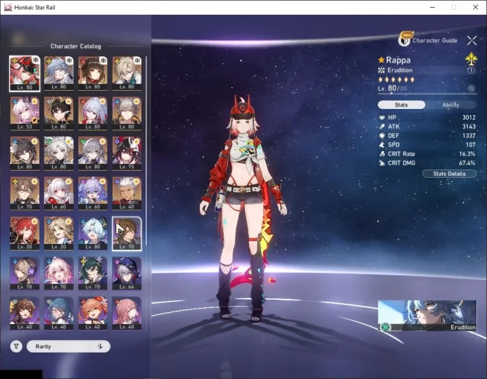 Asia|TL 68|11 Limited|Evernight,Sunday,Lingsha E1,Rappa,Feixiao,Sparkle,Dante,Etc|Amphoreus|Male MC|Take Mail|Check SS(HSR6167)