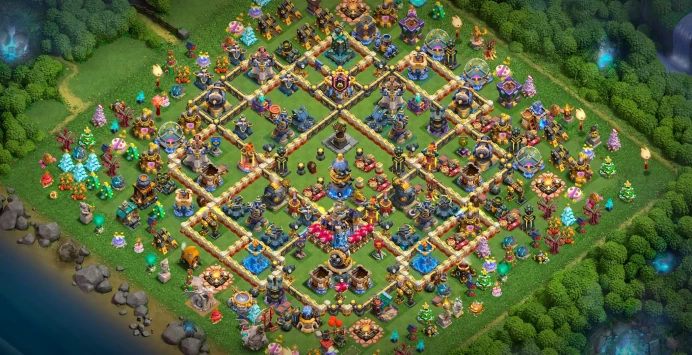 TH 18 (97% MAX)!! 5 HEROES ALMOST MAXED !! MAX BUILDER BASE !! HIGH DEFENCE & ARMY!! MAX TYPE EQUIPMENTS !! NC FREE !! INSTANT DELIVERY 