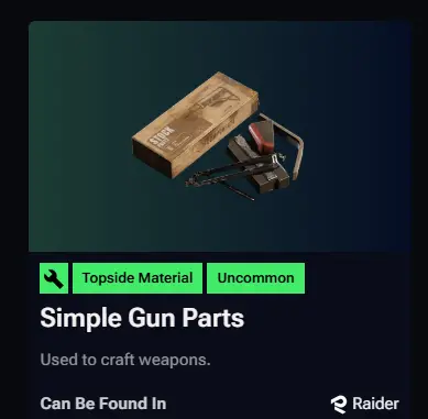 Simple Gun Parts [PC/PS/XBOX]