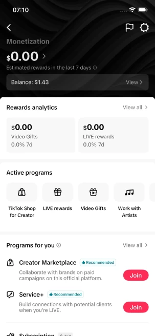 BUY 1 GET 1 FREE!/ 14K Real Followers+3.1M Real Likes/ Tiktok Shop For Creator/ Live Stream/ Full Access