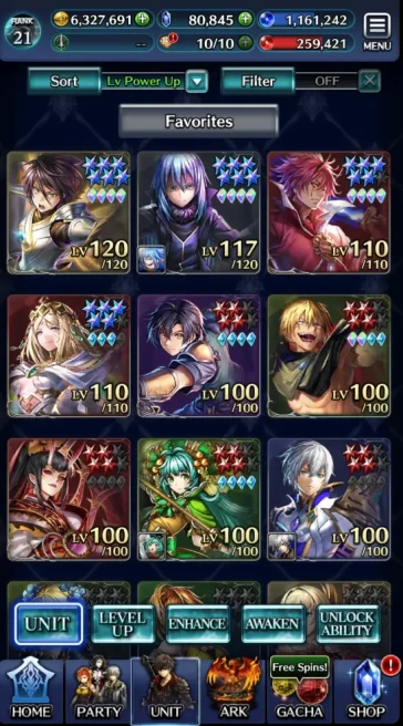 GLOBAL|80k Crystal|Full Collab(Joshua,Hinata,Banimaru,Stahn,Rimuru,Ainz,Etc)+Top Tier Char|7UR + 22 LR Ark+Resource|Code|LC1152