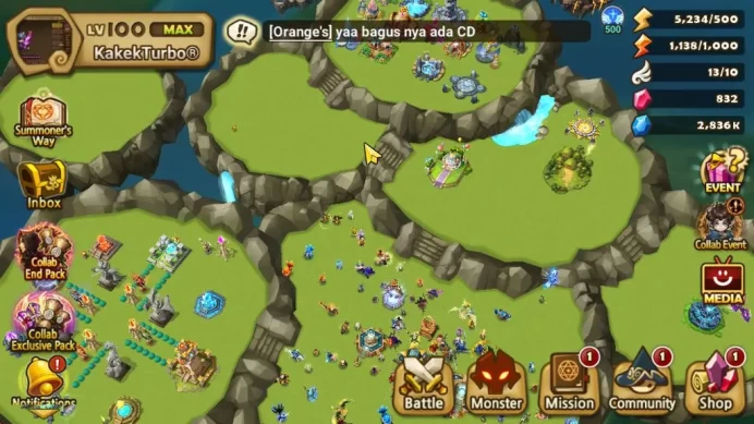 GLOBAL Lv100|2LD (Jager,Giselle)|44 NB5(Leo,Tiana,Juno)+84 6* Monster+ All Farm Solo R5|Many Skin,7 Islands|Hive|SS (SWR1130)
