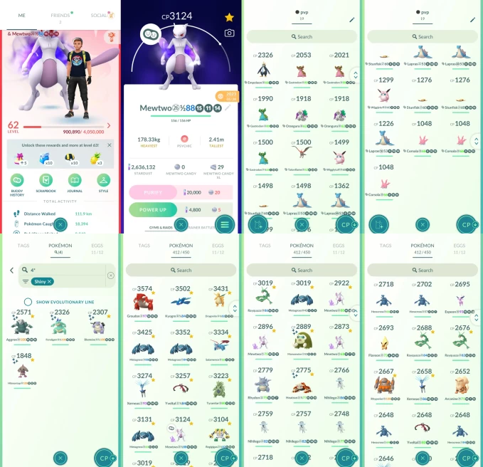 AC1370 -lv 62 Valor | x14 3000CP | x142 2000CP | x63 Legendary | x4 SHUNDO | x80 shiny | x14 100IV | shadow Mewtwo | pvp 1500 team | shiny Moltr