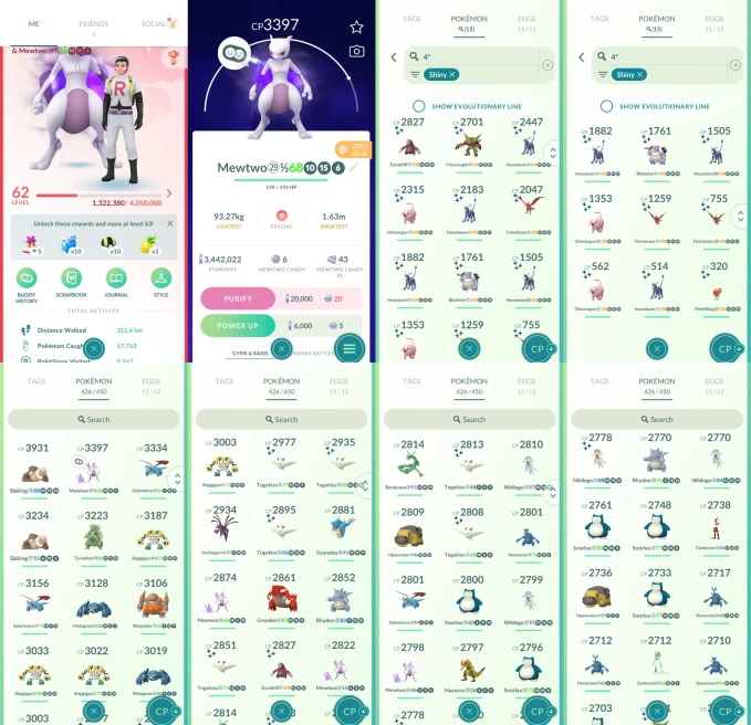 AC1371 -lv 62 Valor | x13 3000CP | x219 2000CP | x69 Legendary | x15 SHUNDO | x132 shiny | x30 100IV | shundo Blastoise Chesnaught | Shadow Mewt