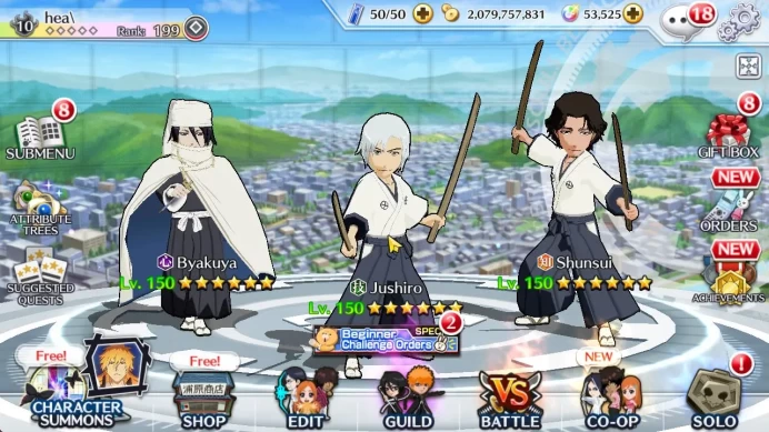 GBL 53K Orb|TYBW25(Renji,Jushiro),Ichigo 10Th Aniv,SoulRaper(Shunsui,Jushiro),Bykuya,Aizen Renewd,Etc|6,2K AccTic|KlabID(BBS2486