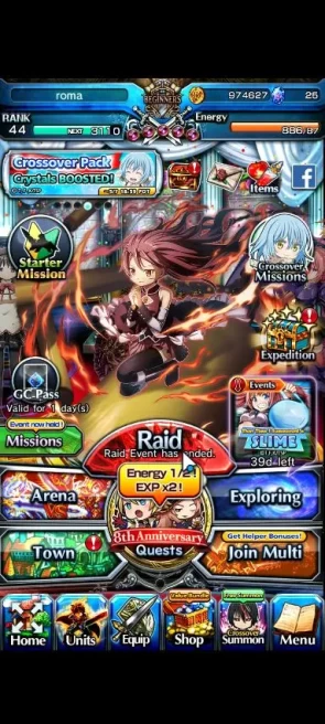 Global|Rank 44| 4 Ascend | RimuruTW, Kyoko SakuraTW, CF Millim, H Akemi |Lpot 81|Check SS|(GS2296)