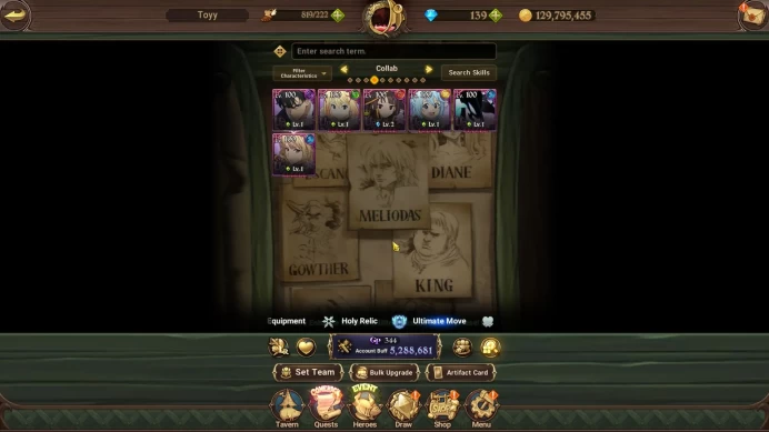 Asia|5,2M CC|139 DM|5 LR+13 UR+Collab Solev,Konosuba|Fairy H3/6,Merlin3/6,Brunhild2/6,Tristan2/6,Salos,Etc|Code Only|(SDS4016)
