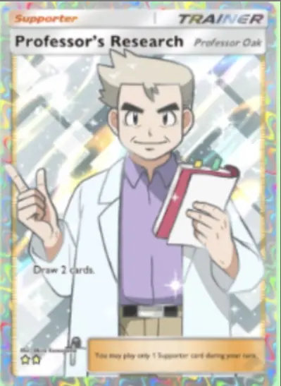 (EN) Professor's Research - Full Art - Professor Oak - Pokemon TCG Pocket PTCGP