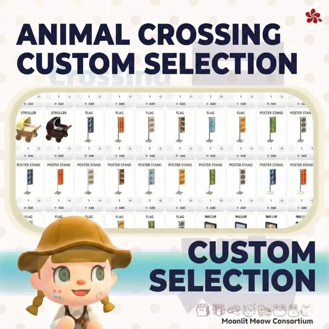 Switch Animal Crossing: New Horizons | DIY Materials, Custom Furniture & Clothing, Exclusive Rare Items – Choose Any 40 Pieces