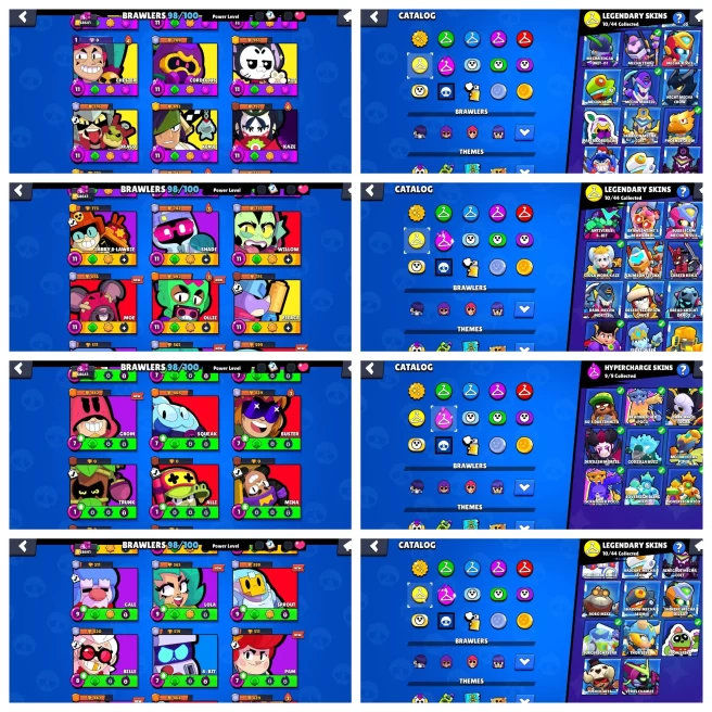 B33▰68K Trophy▰6 Star Power▰83 Hypercharged▰84 Max Brawler Max▰348 Skins▰14K Blings▰10K Coins▰NC Free▰Max Account