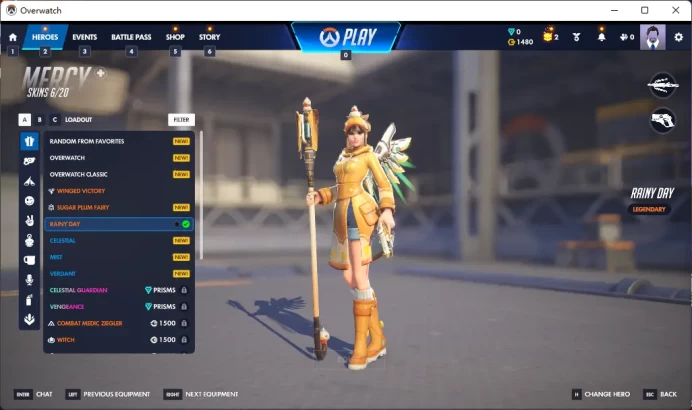 1460 Overwatch Coins / Full Mail Access / see the picture / Please Read Description / pswbf