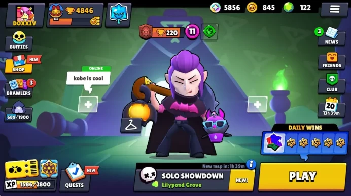 4,8K Trophy 5K Bling |36 Brawlers 1 MAX Level|9 Epic, 7 Super Rare, 10 Rare Skin Etc|CN No|Take Mail|Check SS(BS780)