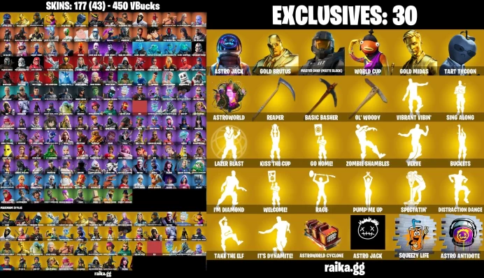 [Rent Cheap Accounts for 14 Days] 177 skins | Go Mufasa | Ghoul Trooper | Tony Stark | Son Goku | Galaxia | Mystique | Mandalorian	NN16