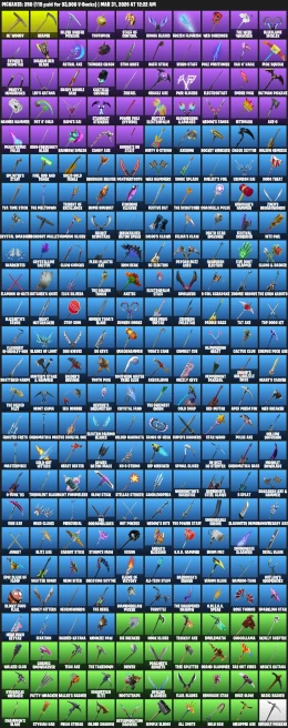 282 skins / Renegade Raider (OG) / John Wick / Rose Team Leader / Psycho Bandit / OG stw / 