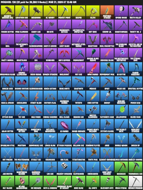 149 skins / OG Ghoul Trooper / OG Skull Trooper / Renegade Raider (OG) / Aerial Assault Trooper (OG) / Black Knight /