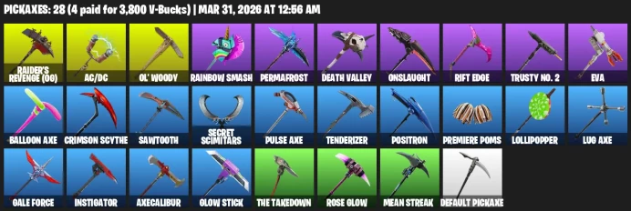 46 Skins - OG Ghoul Trooper - OG Raiders Revenge - Black Knight
