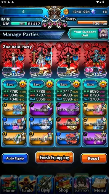 Global|Rank 89|27 Ascend|[Houka Inumuta,Emiya,Isliid HumPinac,LMiracle Islid]+TW,Chloe,Saber,UZU,Etc|Lpot 475|Check SS(GS2300)