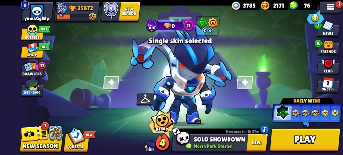 [Code 9640] Level 117 / 35k Trophy + 182 Skins / Very Cheap