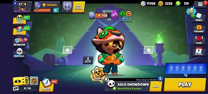 [Code 9641] Level 148 / 34k Trophy + 205 Skins / Very Cheap