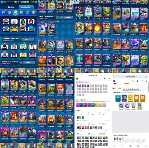 Rarest Crl Emote Level [33]  Crl 20 Win 2025 CARDS [111] Evos 5 Instant Delivery