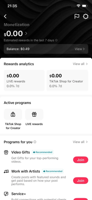 BUY 1 GET 1 FREE!/ 8.7K Real Followers+1.7M Real Likes/ Tiktok Shop For Creator/ Live Stream/ Full Access