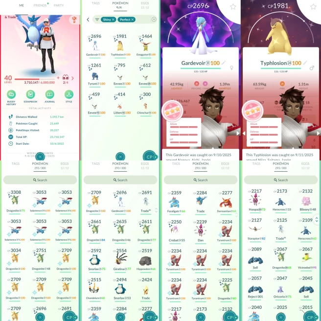 AC1053 Valor | x7 3000CP | x56 2000CP | x9 SHUNDO Gardevoir Typlosion | Articuno Azelf Giratina x2 Hoopa | Shiny x21 Dragonite x2 Blissey Gardev