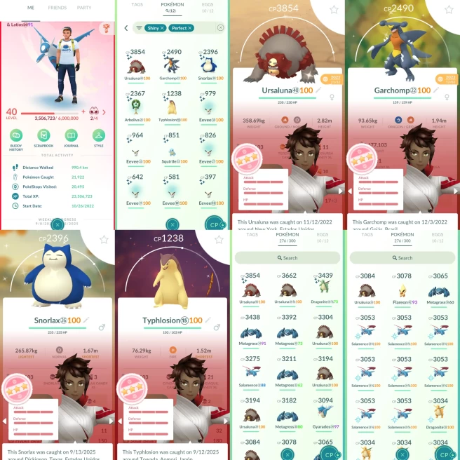 AC1058 Valor | x28 3000CP | x141 2000CP |x12 SHUNDO Ursaluna Garchomp Snorlax Eevee | x3 Latios x9 Giratina x4 Terrakion x4 Hoopa |100IV x6 Drag