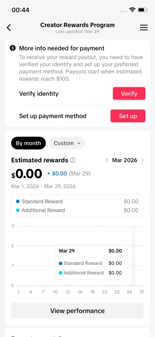 Germany Monetized Account/ 22K Real Followers+170K Real Likes/ Creator Rewards Program Activated/ Live Stream/ Full Access