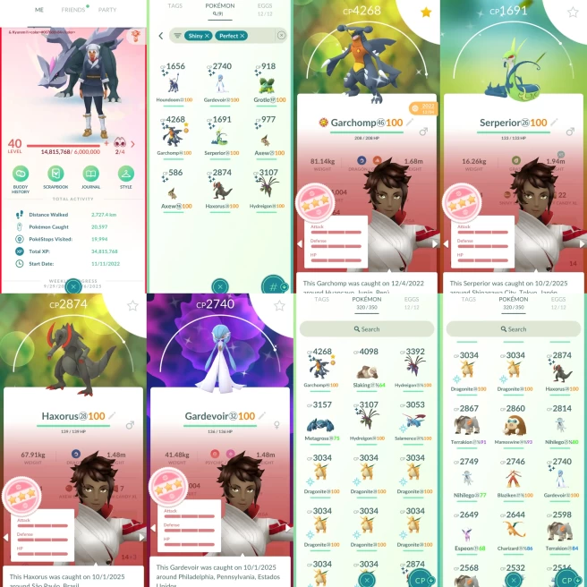 AC1107 Valor |x14 3000CP |x82 2000CP |x9 SHUNDO Garchomp Hydreigon Haxorus Gardevoir| Articuno Solgaleo x5 Kyurem (x1 Shiny) x6 Virizion x6 Terr