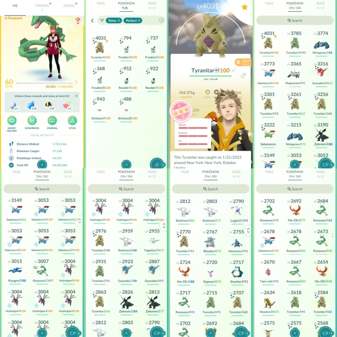 AC1152 Instinct |x27 3000CP |x122 2000CP |x8 SHUNDO Tyranitar | x4 Lugia x3 Ho-Oh Kyogre Groudon x7 Rayquaza x3 Reshiram x5 Zekrom x2 Regidrago