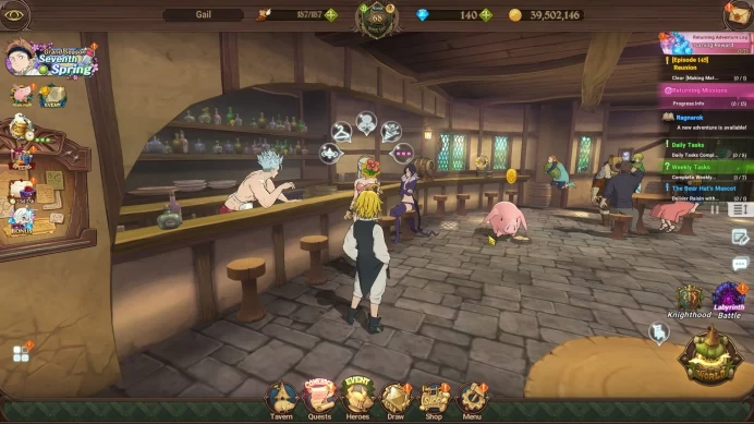 Global|2,2M CC|140 DM|2 LR+9 UR+Collab Konosuba|Brunhild,Elizabeth,Tristan2/6,Oppressor DK,Mael,Sabunak,Etc|Code Only(SDS4023)