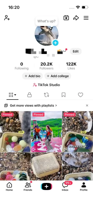 Instanly Delivery/ Monetized 20K Real Followers+120K Real Likes Account/ Creator Rewards Program Activated/ Full Access