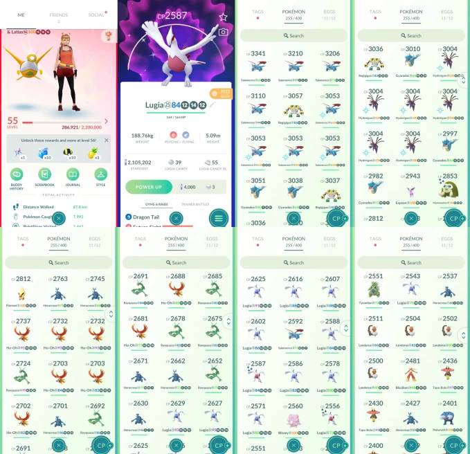 AC1230 -lv 55 Valor | x20 3000CP | x120 2000CP | x66 Legendary | x9 SHUNDO | x33 shiny | x41 100IV |Shundo Latias Pikachu Mamoswine | shiny Lugi