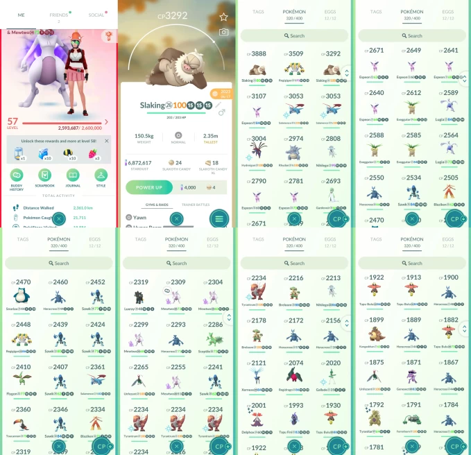 AC1247 -lv 57 Valor | x7 3000CP | x58 2000CP | x27 Legendary | x7 SHUNDO | x75 shiny | x29 100IV | x4 shadow Mewtwo | Meltan Regigigas Salamence