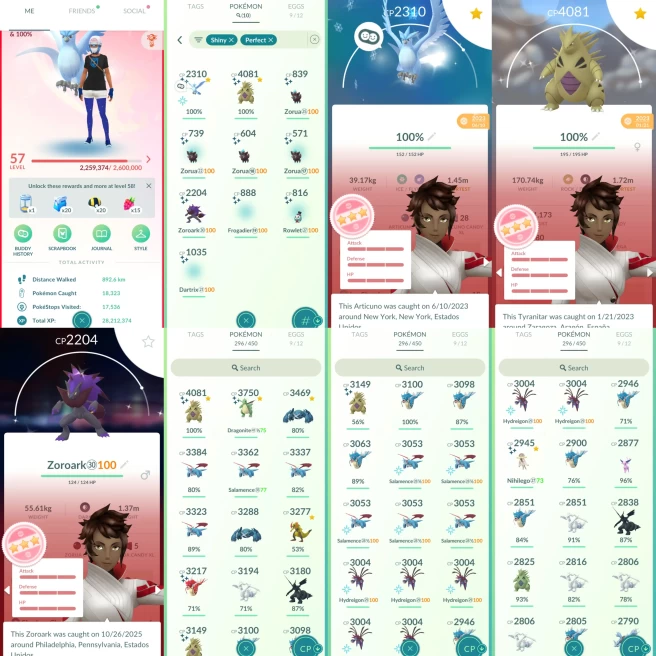AC1143 Valor |x26 3000CP |x119 2000CP | x10 SHUNDO Tyranitar Articuno Zoroak | Articuno (x1 SHUNDO, x2 SHADOW) x4 Regice Azelf x4 Cobalion (x1 S