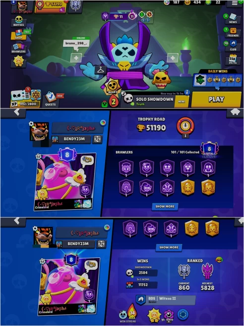 OP BS 51.1k TROPHY, 101/101 UNLOCKED, 68 HYPERCHARGED, 8 MAXED,410 OP SKINS [19 MYTHIC+12 LEGENDARY+6 HYPERCHARGED],1028 PINS,486 ICON,228 SPRAY