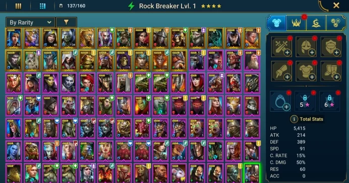 Starter acc with Cardiel : 92k energy / 60 mln coins / Brogni, Arix, Ninja + 20 Login Legendaries / Skullcrown, Seer