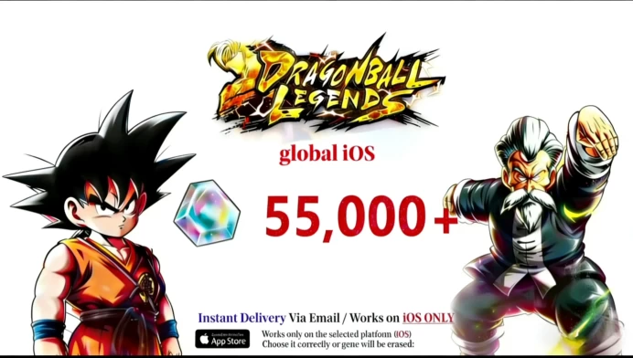 IOS 55000-60000 Chrono Crystal account - automatic delivery - Bandai ID login