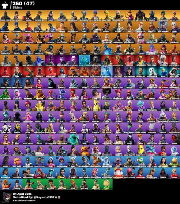 [PC] 273 SKINS | OG STW | BLACK KNIGHT | IKONIK |&nbsp; SPARKLE SPECIALIST | THE REAPER | GLOW | BLUE SQUIRE | ROYALE KNIGHT | ELITE AGENT 
