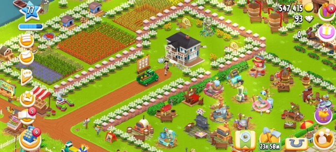 [Code 9654] Level 77 / Good Village + 780 Barn + 480 Silo / Very Cheap