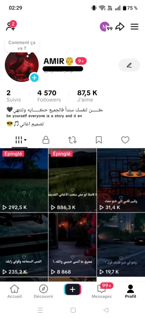 [Code 9657] 4500 Followers + 87k Likes / 1.6M View + 600 Comment / Rare Account