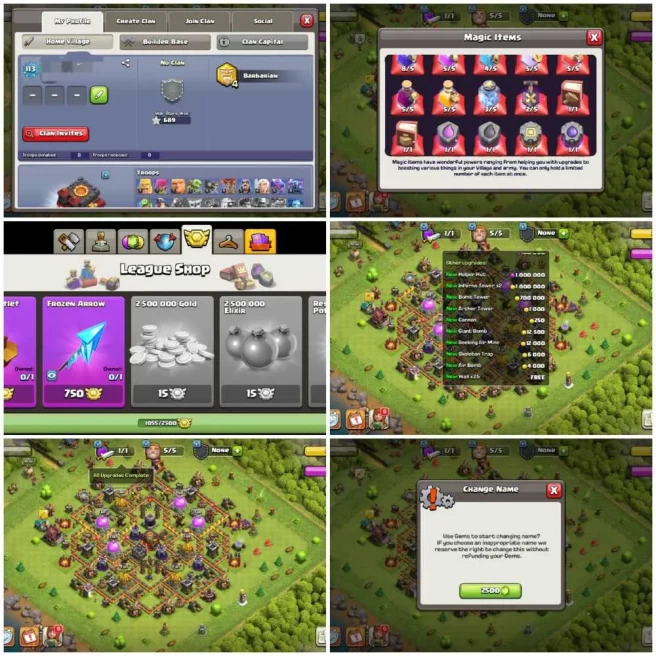 TOWNHALL 10 MAX with Th9 Defence Loaded with Gems, Cwl Medals, Magic Items [] Engineer Base [] On Buyer's Mail