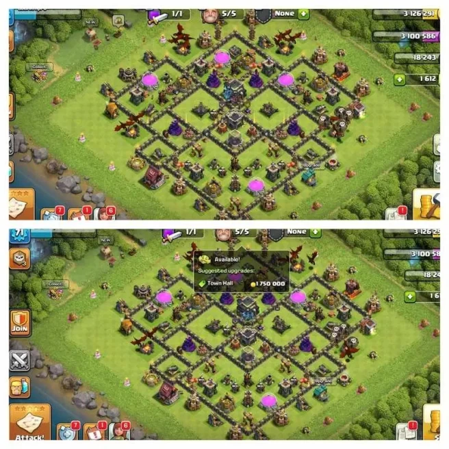 [1612 Gems Th9 Full Max Account Heroes 30-30-10 Rogue king skin NC Free 315 Cwl medals Lots of magic items