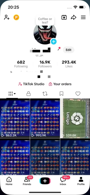 Instanly Delivery/ 16K Real Followers+290K Real Likes/ Tiktok Shop For Creator/ Live Stream/ Full Access
